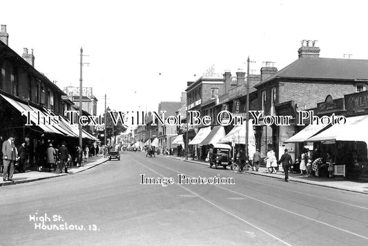 MI 1923 - High Street, Hounslow, Middlesex