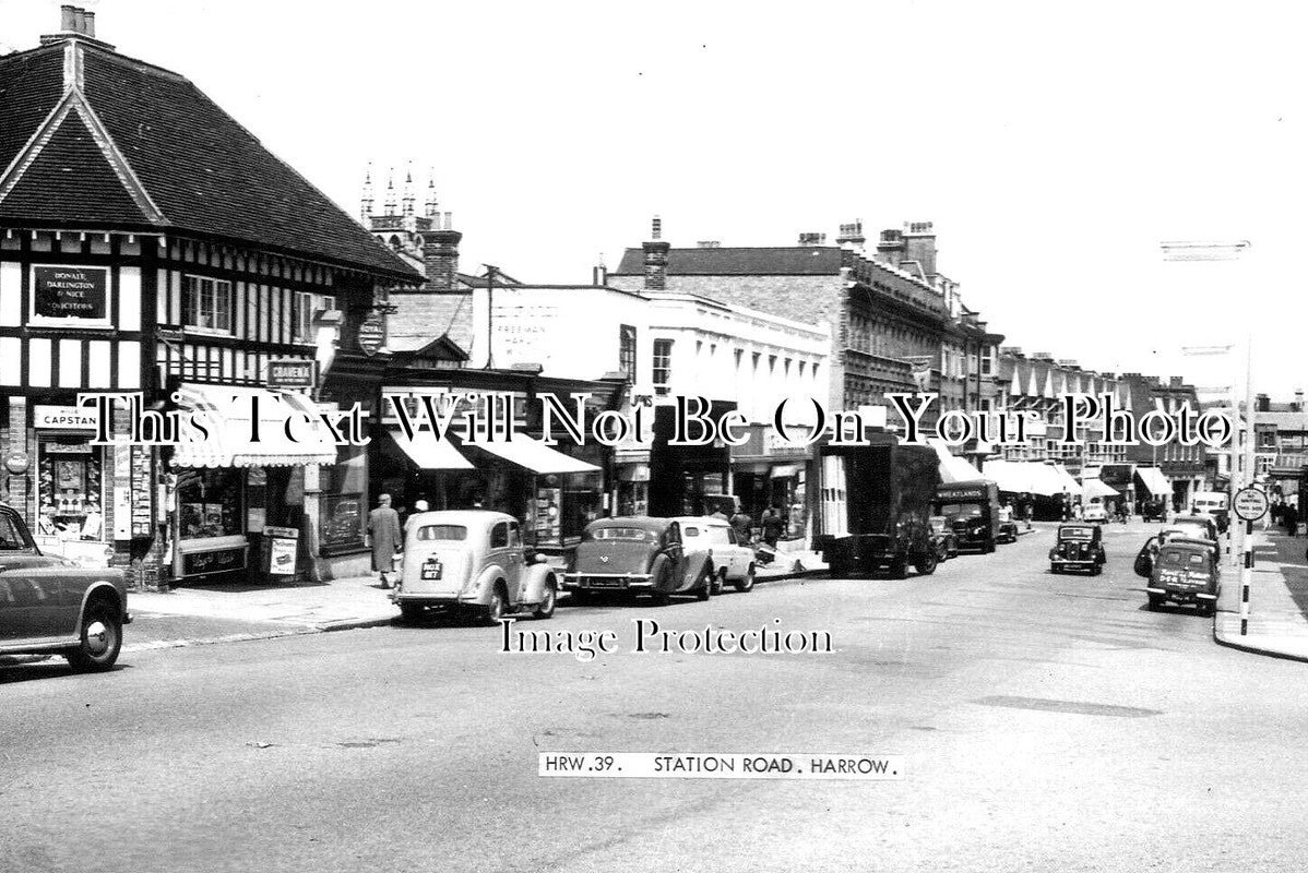 MI 1924 - Station Road, Harrow, Middlesex