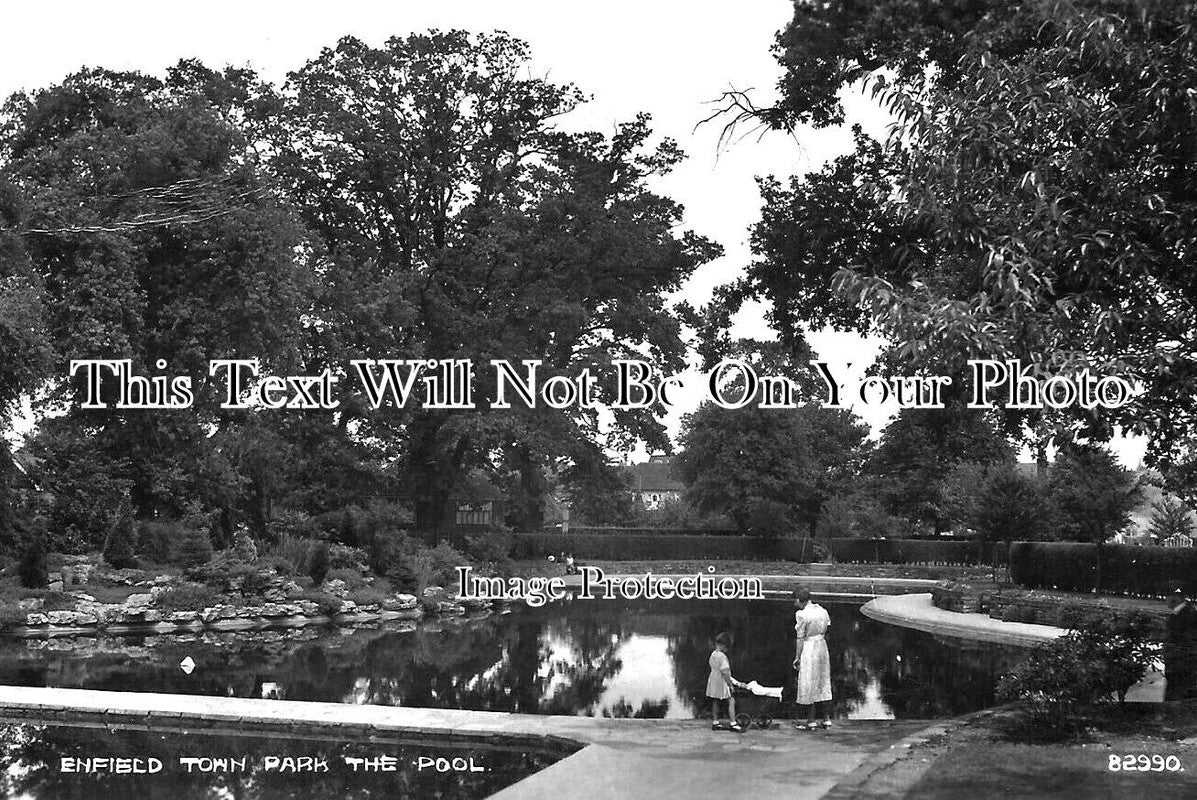 MI 1936 - The Pool, Enfield Town Park, Middlesex