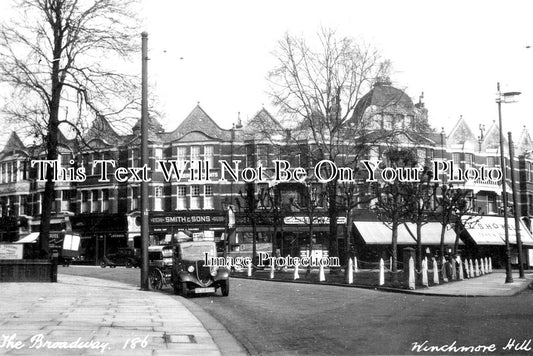 MI 1954 - The Broadway, Winchmore Hill, Enfield, Middlesex