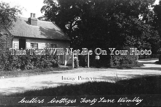 MI 1966 - Butlers Cottages, Forty Lane, Wembley, Middlesex c1912