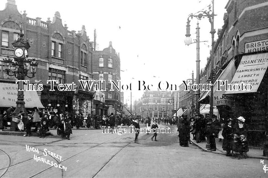 MI 1976 - High Street, Harlesden, Middlesex c1911