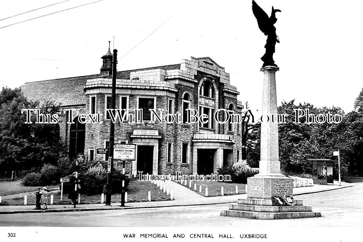 MI 2011 - Uxbridge War Memorial & Central Hall, Middlesex 1957