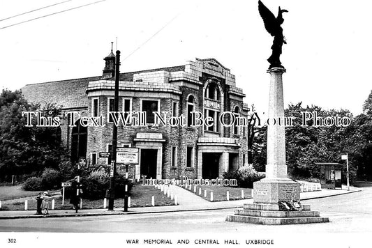 MI 2011 - Uxbridge War Memorial & Central Hall, Middlesex 1957