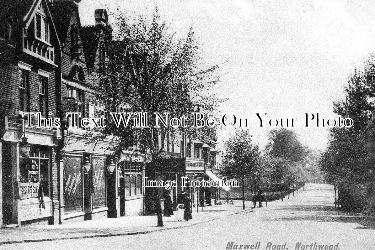 MI 2072 - Maxwell Road, Northwood, Middlesex, London c1905