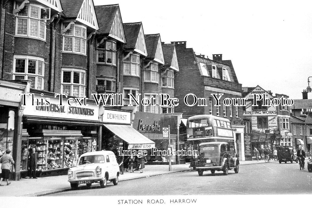 MI 2090 - Station Road, Harrow, Middlesex, London c1964