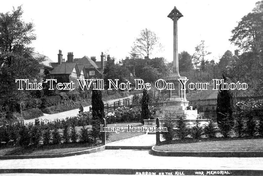 MI 2105 - Harrow On The Hill War Memorial, Middlesex, London