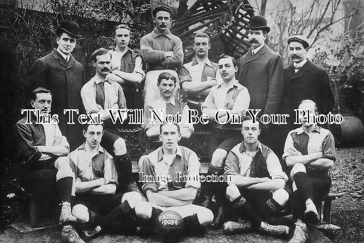 MI 2115 - Paltt's Football Team Club, Hounslow, Middlesex 1905-06