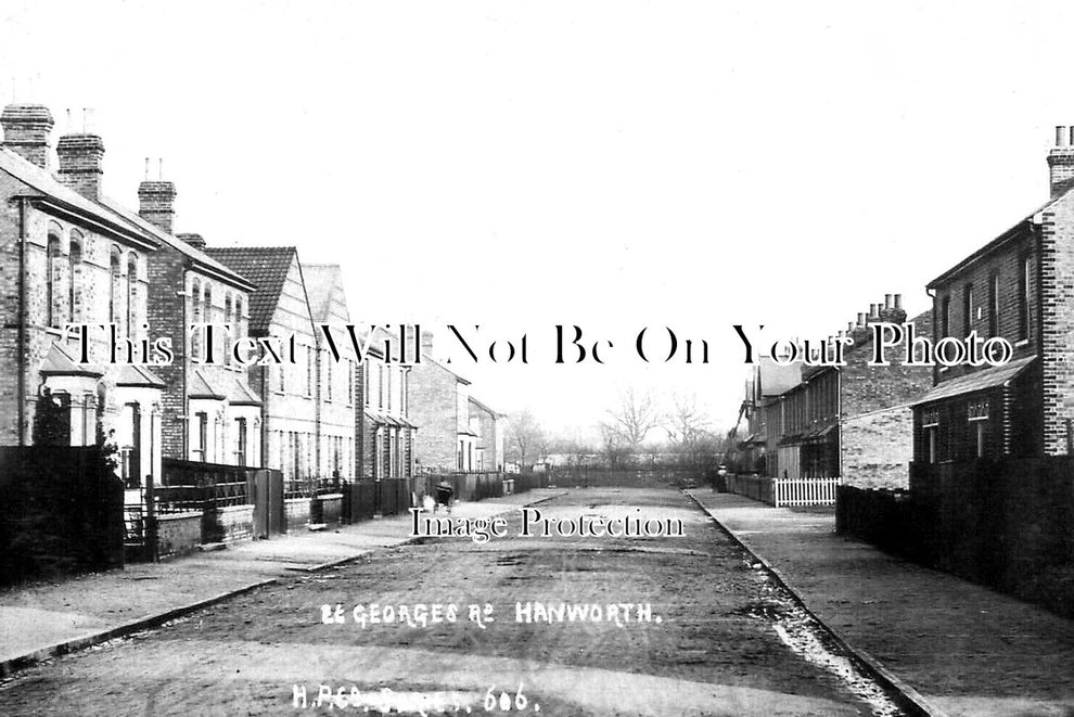 MI 2129 - St Georges Road, Hanworth, Middlesex, London c1920 – JB Archive