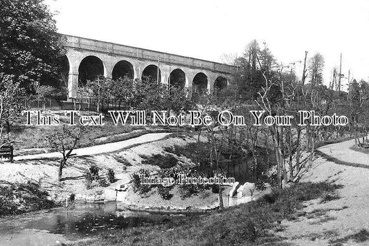 MI 2131 - The Connolly Dell, Railway Viaduct, Hanwell, Middlesex c1915