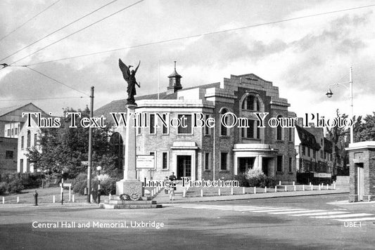 MI 2170 - Central Hall & Memorial, Uxbridge, Middlesex