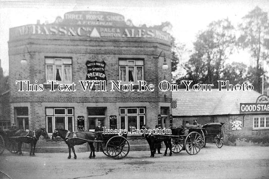 MI 2182 - The Three Horseshoes Pub, Harrow, Middlesex c1912