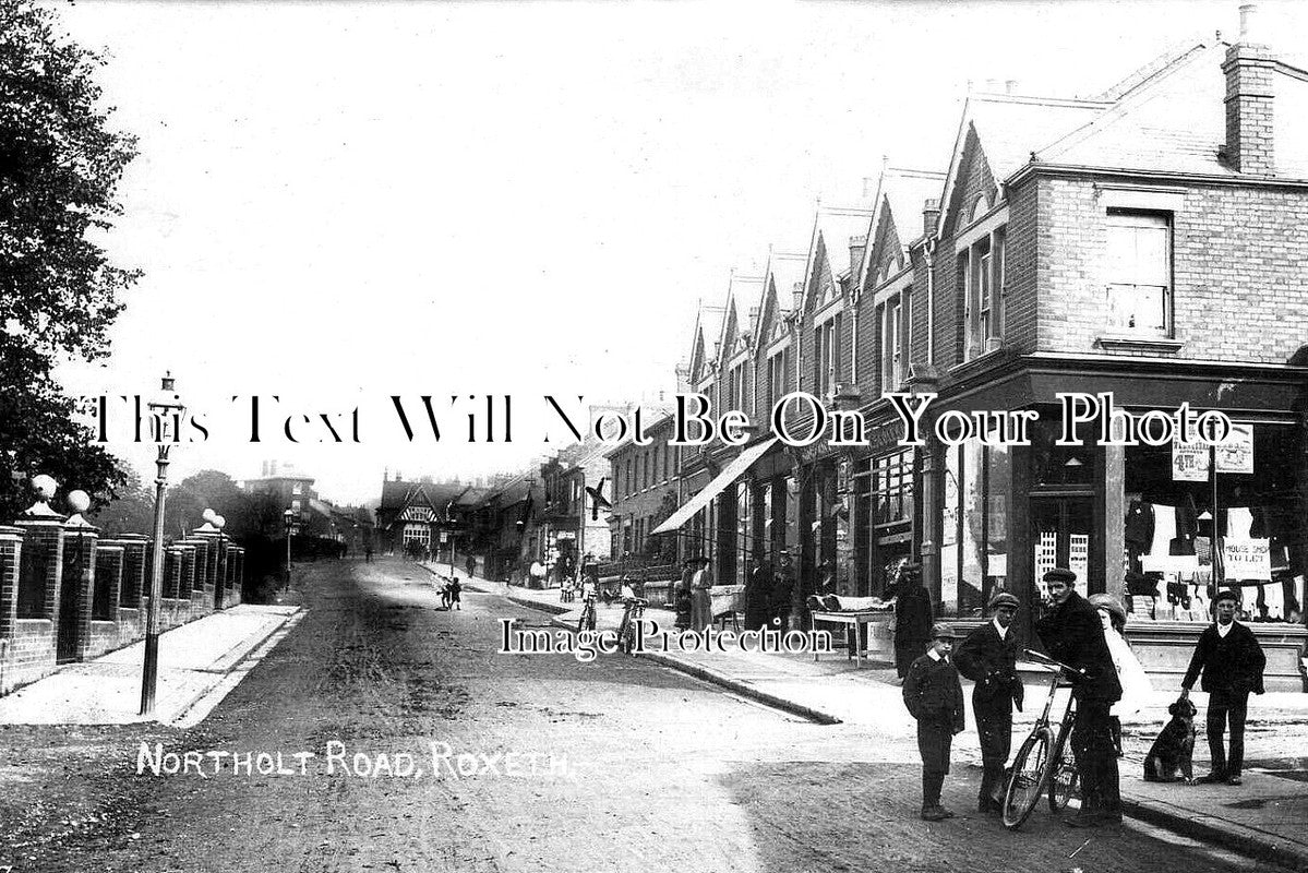 MI 2194 - Northolt Road, Roxeth, Middlesex c1909