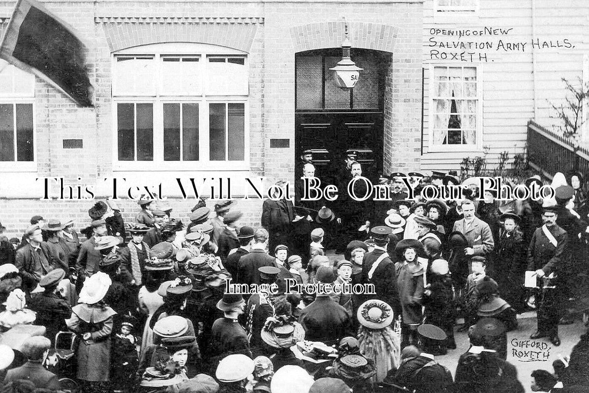 MI 2209 - Opening Of New Salvation Army Halls, Roxeth, Middlesex