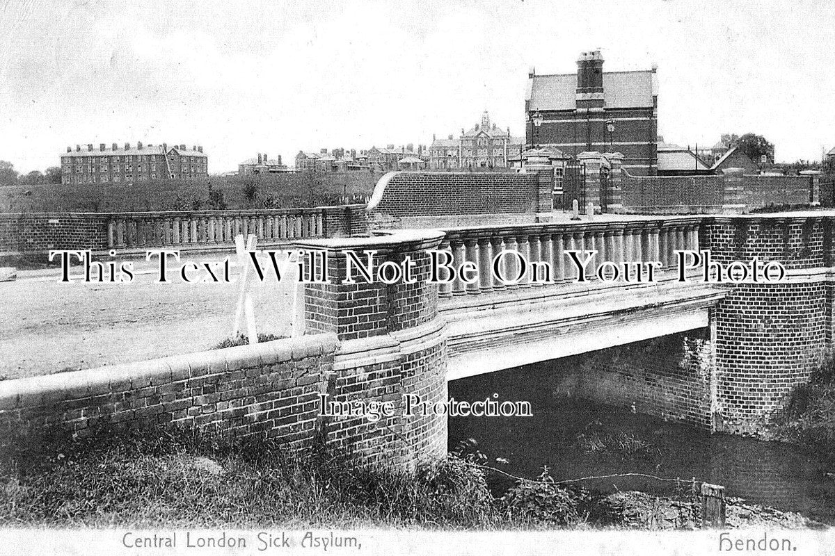 MI 2271 - Central London Sick Asylum, Hendon, Middlesex c1909