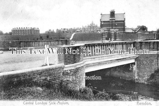 MI 2271 - Central London Sick Asylum, Hendon, Middlesex c1909