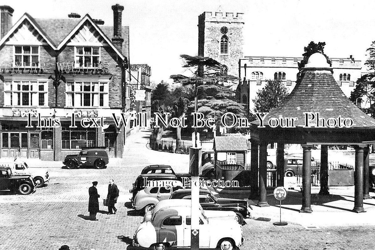 MI 2309 - Market Place, Enfield, Middlesex c1957