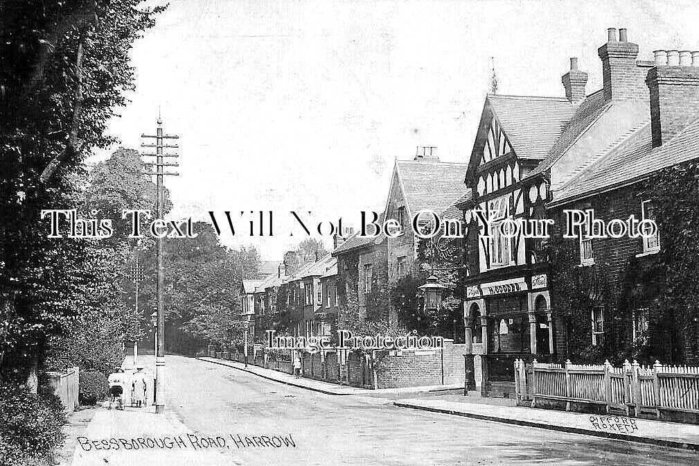 MI 2379 - Bessborough Road, Harrow, Middlesex c1907