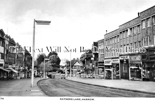 MI 2384 - Rayners Lane, Harrow, Middlesex c1954