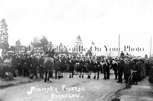 MI 2411 - Sgt Major HGM Williams Funeral, Hounslow, Middlesex c1906