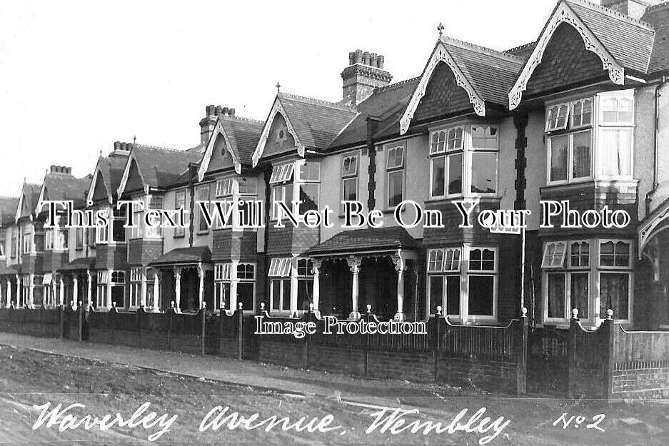 MI 2412 - Waverley Avenue, Wembley, Middlesex, London c1912