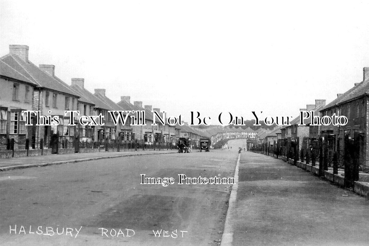 MI 2413 - Halsbury Road West, Harrow, Middlesex c1928