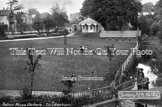 MI 242 - Radnor House Gardens, Twickenham, London, Middlesex c1905