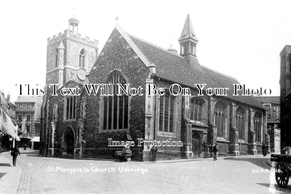 MI 2462 - St Margarets Church, Uxbridge, Middlesex c1919