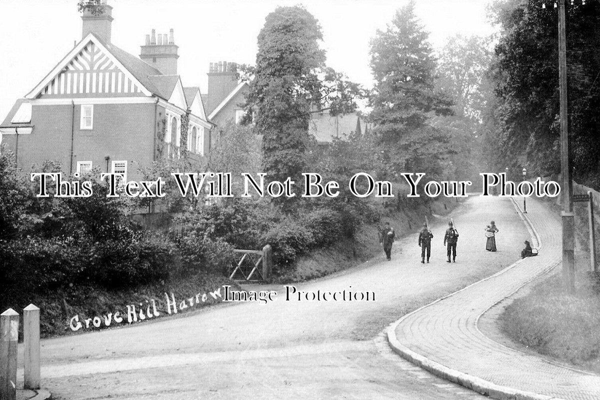 MI 2543 - Grove Hill, Harrow, Middlesex c1914