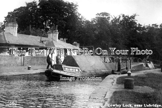 MI 2548 - Cowley Canal Lock Near Uxbridge, Middlesex