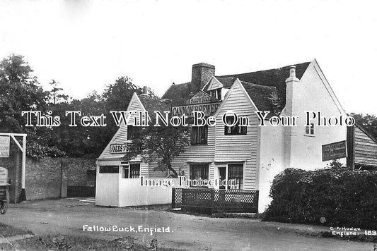 MI 2559 - Fallow Buck Inn Pub, Enfield, Middlesex c1921