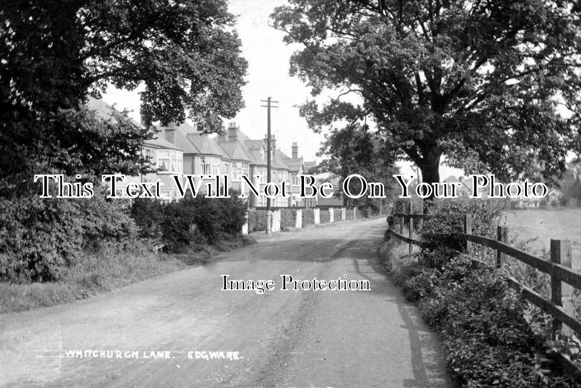 MI 275 - Whitchurch Lane, London, Middlesex c1908