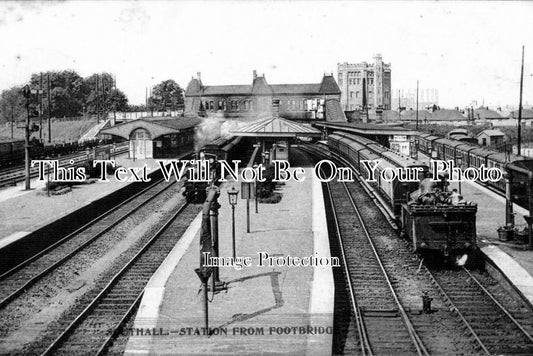 MI 288 - Southall Railway Station From Footbridge, London, Middlesex