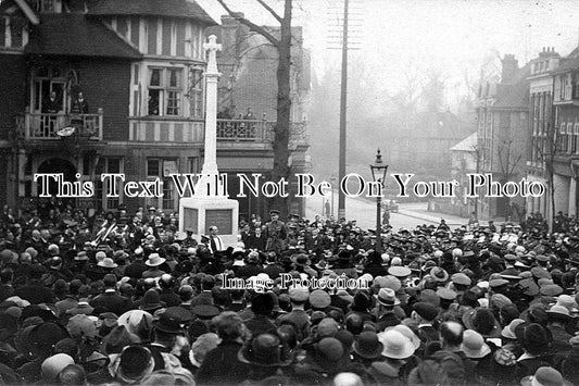 MI 3 - Unveiling Of Northwood War Memorial, Middlesex c1921