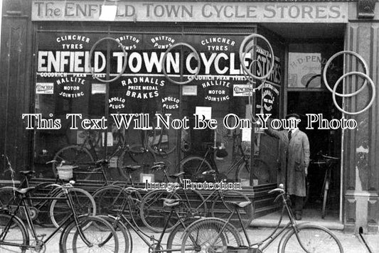 MI 302 - Enfield Town Cycle Stores, Middlesex, London c1920