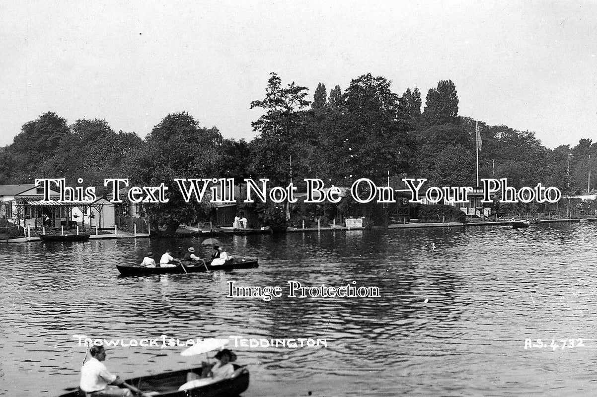 MI 348 - Trowlock Island, Teddington, Middlesex, London c1923