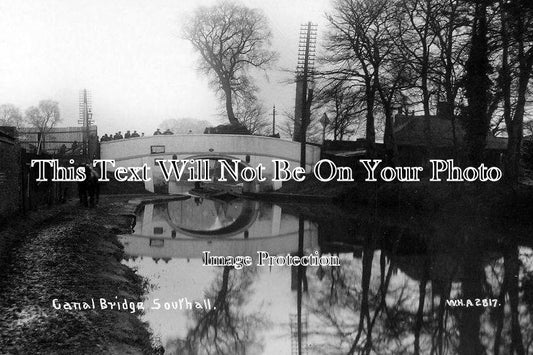 MI 368 - The Canal Bridge At Southall, Middlesex, London