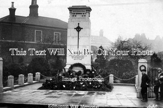 MI 381 - Edmonton War Memorial, Middlesex, London