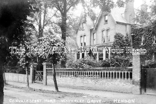 MI 420 - Convalescent Home, Waverley Grove, Hendon, Middlesex, London c1915