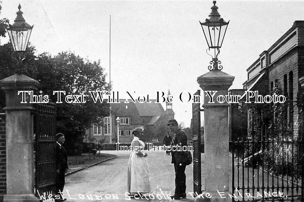 MI 431 - Entrance To West London Schools, Ashford, Middlesex, London c1908