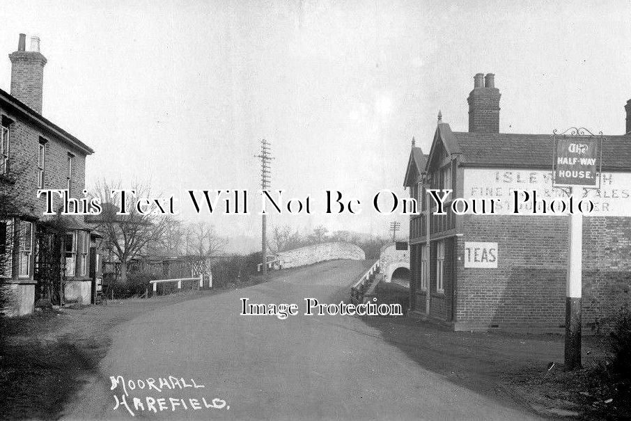 MI 444 - Moorhall Bridge & The Half Way House Pub, Harefield, Middlesex