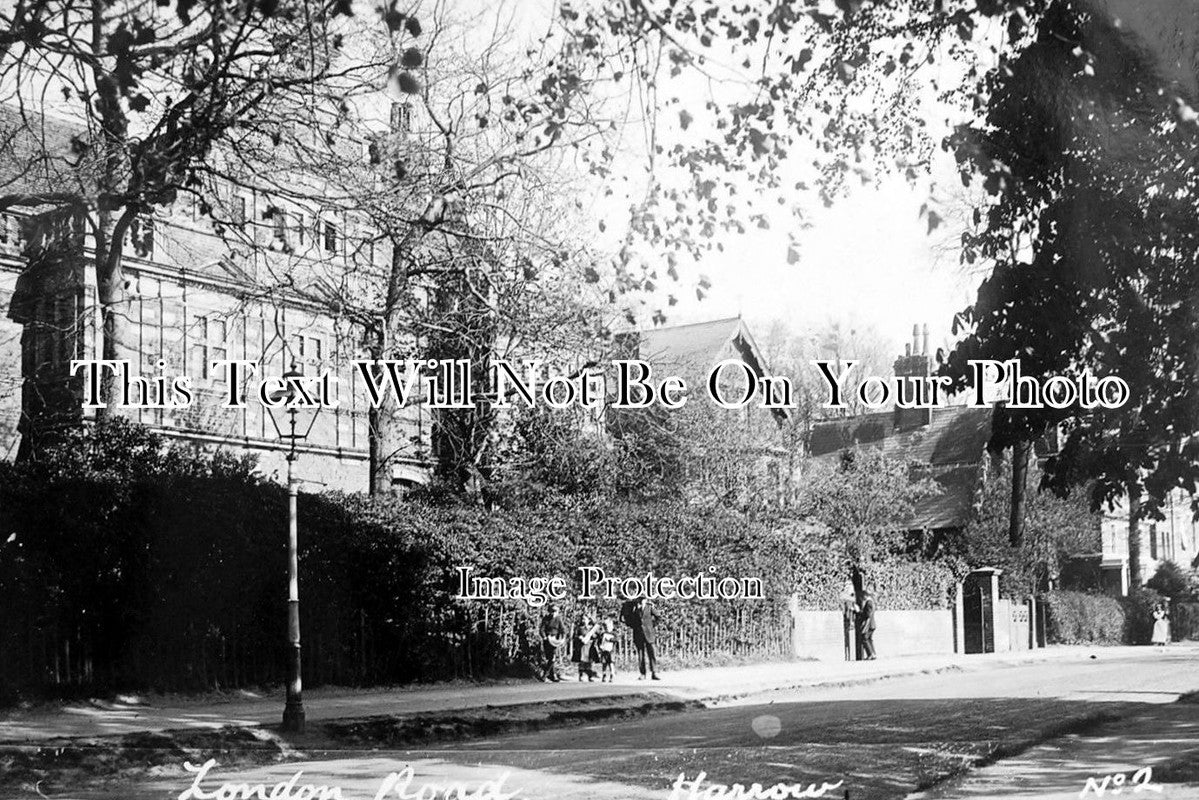 MI 456 - The Mansions (Now Demolished) London Road, Harrow, Middlesex c1912