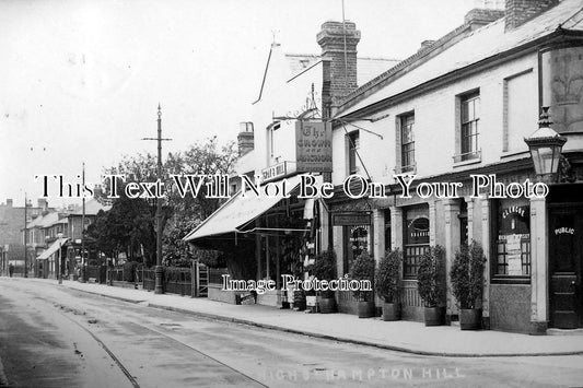 MI 473 - The Crown & Anchor Pub, High Street, Hampton Hill, Middlesex c1905