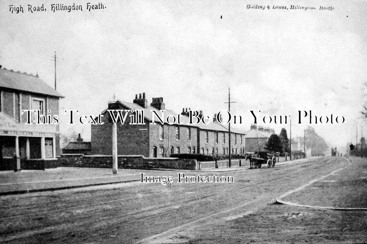 MI 483 - The Bricklayers Arms, High Road, Hillingdon Heath, Middlesex c1905