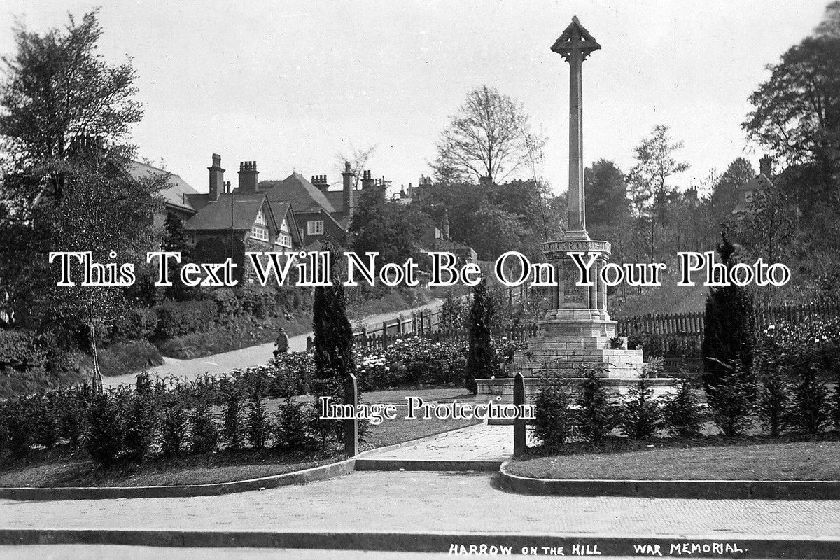 MI 508 - War Memorial & Gardens, Harrow On The Hill, Middlesex