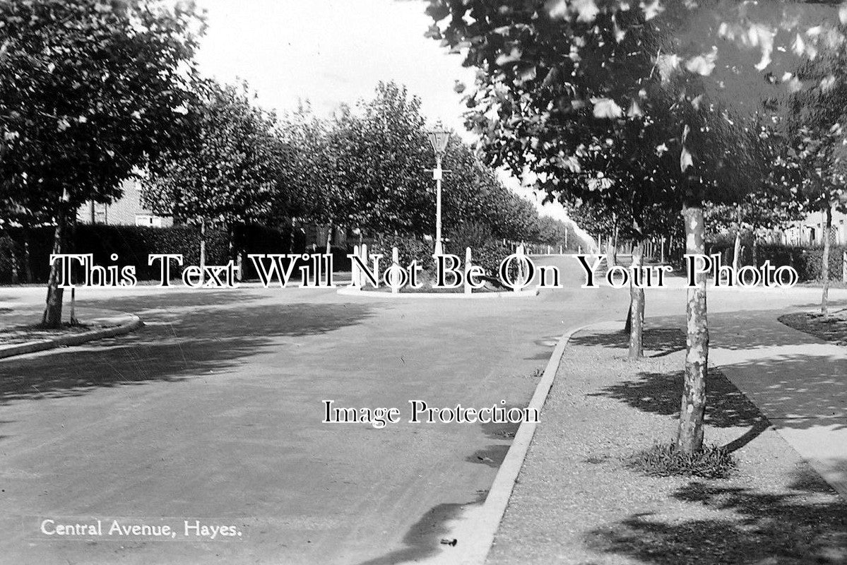 MI 514 - Central Avenue, Hayes, Middlesex c1933