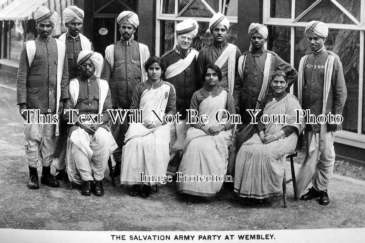 MI 540 - The Salvation Army Indian Party, Wembley Exhibition, Middlesex