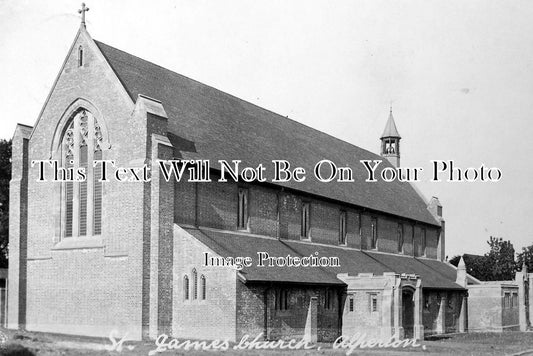 MI 542 - St James Brick Built Church, Alperton, Middlesex c1913