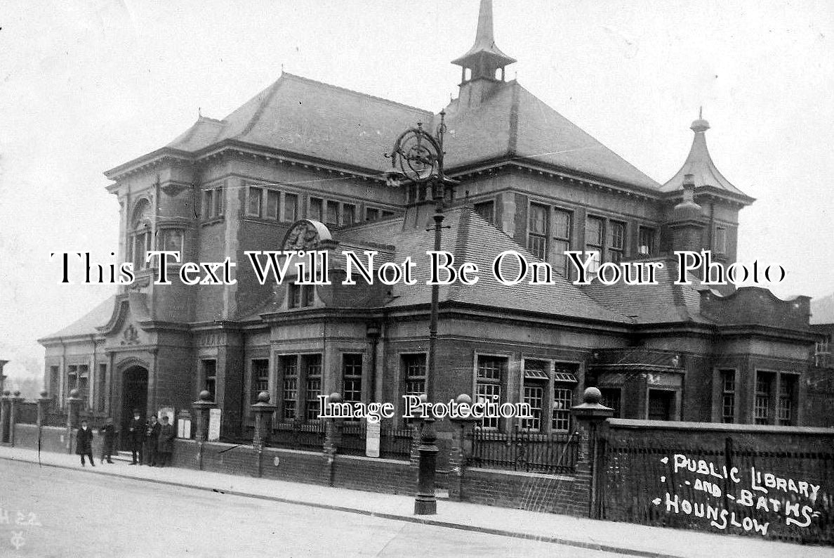 MI 574 - Public Library & Baths, Hounslow, Middlesex