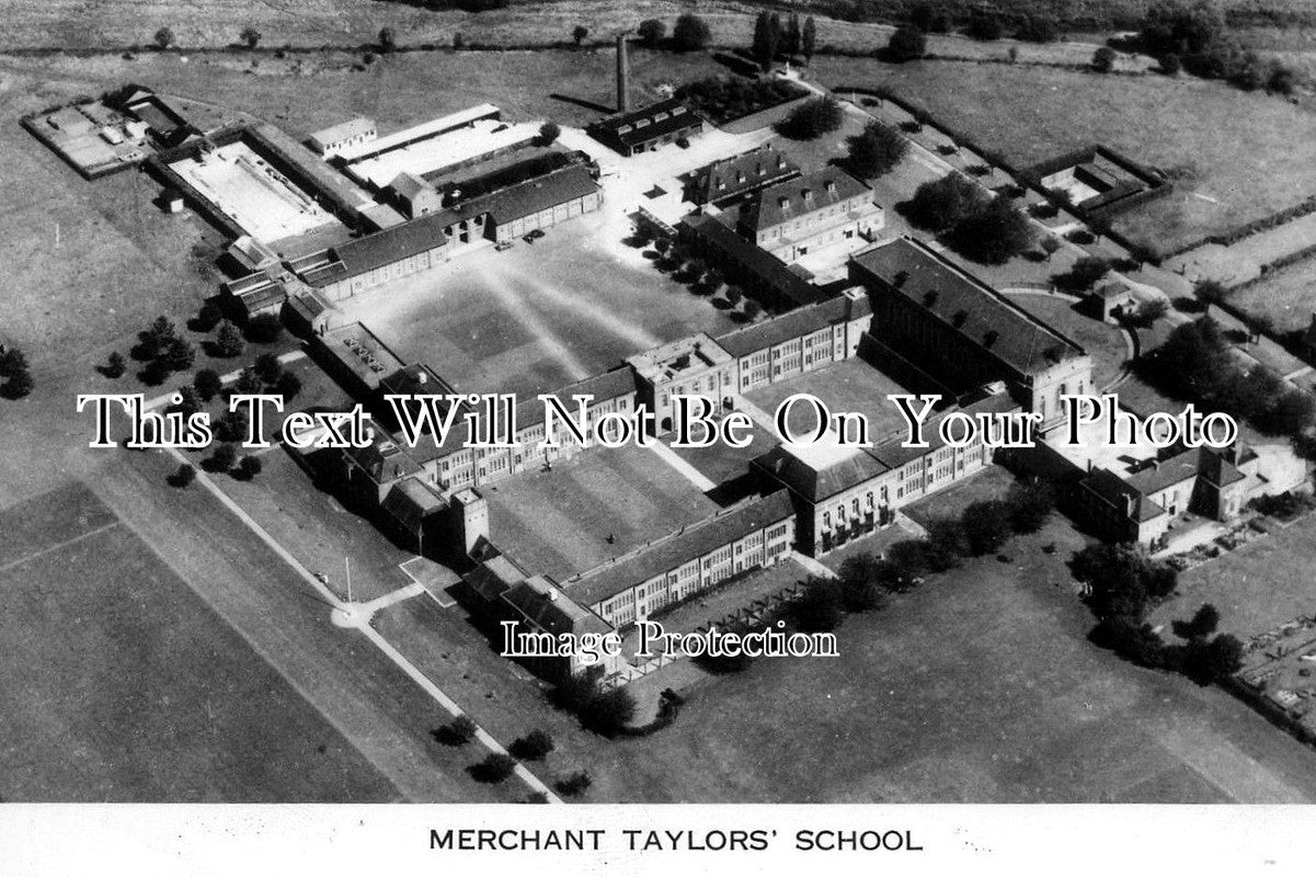 MI 575 - Aerial View Of Merchant Taylors School, Northwood, Middlesex